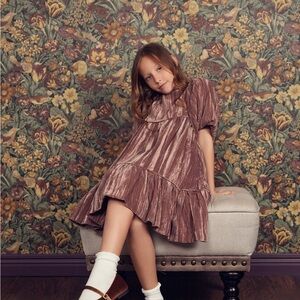 TEELA ROSE CRUSHED VELVET DRESS